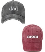 Resim Genel Markalar Dad & Mom 2'li Yıkamalı Beyzbol Kep Set 