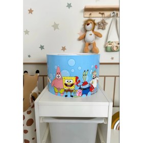 Resim Zethome Genç Çocuk Odası Sünger Bob Çocuk Sarkıt Avize 