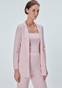 Resim Bol Kesim Cepli Pembe Blazer Ceket 