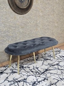 Resim Ufo Oturak Bench - Gold Kaplama Sivriltme Ayak - Oturak - Bench - Çok Renkli 
