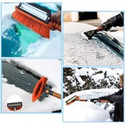 Resim Aubyhe Oto Kış Çakma Aleti - 3'lü Fonksiyonlu Kar Silici, Buz Ve Pervaneyle Cam Temizleyici 