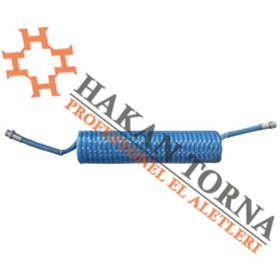 Resim 8×12 1/4 Poliüretan Spiral Hava Hortumu 15 Metre Imalat 