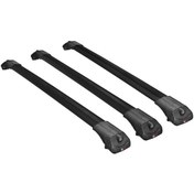 Resim Renault Koleos 2011-2016 Arası İle Uyumlu Ace-1 Ara Atkı Tavan Barı Siyah 3 Adet Bar 