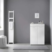 Resim adore mobilya Trendline Çok Amaçlı Iki Kapaklı Çekmeceli Dolap - Beyaz 