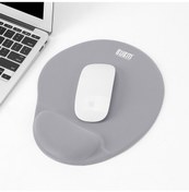 Resim Bubm GSM Esnek Silikon Jel Bilek Destekli Mouse Pad Gri 