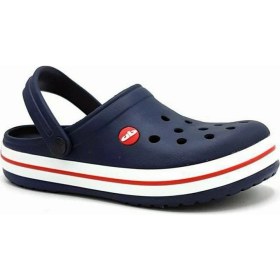 Resim Akınalbella bella Doremor Lacivert Beyaz Sabo Crocs Modeli Terlik Hastane Terliği Hemşire Doktor Terliği 