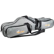 Resim Wolfish Tek Gözlü 110 Cm Olta Çantası Gri 4 Cepli 