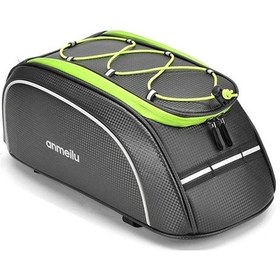 Resim Artfulabode Yük Su Rack Pu Pannier Paketi Motosiklet Koltuk Kırmızı Su Geçirmez Çantalar Bisiklet Bagaj Arka Kırmızı 