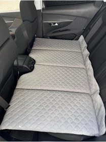 Resim Shop-set - Oto Arka Koltuk Yatak 70*130 Cm - Gümüş Gri Tay Tüyü 