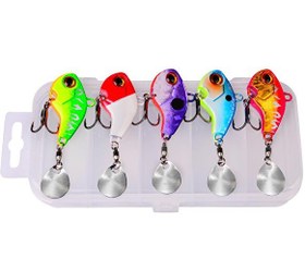 Resim Valkyrie LRF Kaşık Kuyruklu Titreşimli Wobbler 14 GR 6 CM Spin ve Baitcasting için Uygun Balık Olta Yem Seti - 5 Adet 