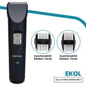 Resim Goldmaster Ekol BY-4103 Şarjlı Saç Sakal Tıraş Makinesi 