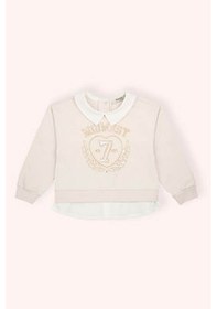 Resim Panço Bej Kız Çocuk Sweatshirt 2511gb08001 Bej 