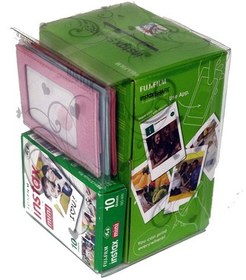 Resim Fuji Instax Share Box (Instax Share+ 10lu Film + Üçlü Çerçeve) 