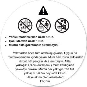 Resim Doğal Soya Mumu Vanilya Kokulu Kapaklı Amber Cam Kavanozda 