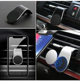 Resim By Nevser Havalanndırma Izgarasına Takılabilen Mandallı Mıknatıslı Oto Araç Içi Manyetik Telefon Tutucu Diğer 