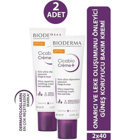 Resim Bioderma Cicabio Creme SPF50+ 2 x 40 ML 