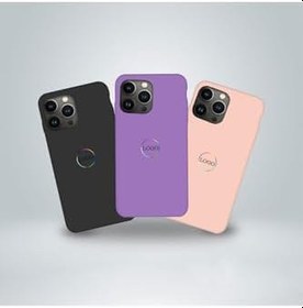 Resim PSR aksesuar Çok Renkli Lansman İçi Kadife Logo Baskılı 3'lü set SİYAH,MOR,PEMBE Phone 14 Promax ile uyumlu 