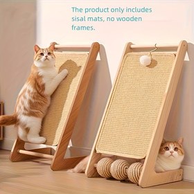 Resim 1 sağlam sisal kedi tırmalama tahtası - egzersiz ve dinlenme için dağınıklık içermeyen, kanepeye güvenli tasarım - kedileriniz için mükemmel bir hediye, kedilerin en sevdiği hediye ve evde birkaç ekstra önleyici koltuk 