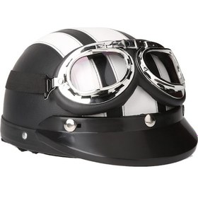 Resim Xindoker Çok Fonksiyonlu Motosiklet Kaskı: Uv Koruyucu Gözlük, Çıkarılabilir Atkı Ve Güneşlik İle Dört Mevsim Kullanım Beyaz 