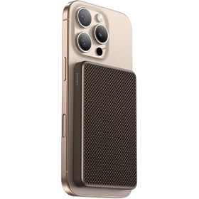 Resim Benks MP17 ArmorGo M-safe Şarj Özellikli ArmorTint Aramid Fiber Qi2 Teknolojili Powerbank 15W 10000mAh - Gold 
