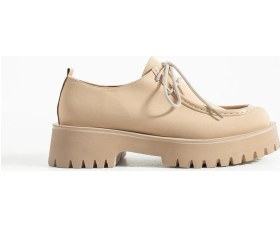 Resim Kadın Yüksek Taban Loafer Arden - Bej Bej 