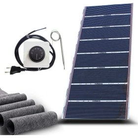 Resim Multiteknik Rexva 1000 W Dijital Termostatlı Halı Altı Isıtıcı 160x200 Keçeli Karbon Film ile Güvenli Isıtma 