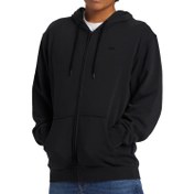 Resim Quiksilver Salt Water Zip Hoodie Erkek Siyah Sweatshirt 