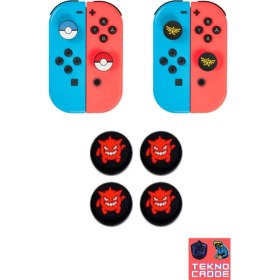 Resim Beboncool Nintendo Switch/switch Oled/switch Lite Analog Koruyucu Silikon Pad 