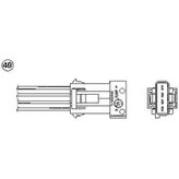 Resim Ngk 90100 OZA739-EE14 Oksijen Sensörü 