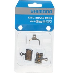 Resim Shimano Metal Disk Fren Balatası K04S (XTR/XT/SLX/DURA-ACE/ULTEGR Siyah 