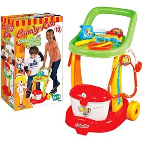 Resim Nessiworld Grandfather Candy Doctor Service Cart 