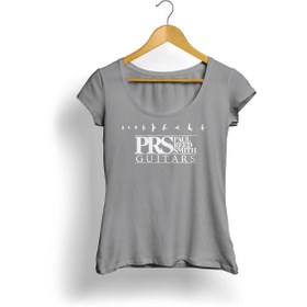 Resim Prs Logo Kadın T-Shirt (Gri) 