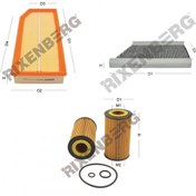 Resim Mercedes C-Klasse C200 Cdi (W/S203) 102-115 Hp 00-07 Rixenberg Filtre Seti 