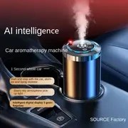 Resim 1 Taşınabilir Mini Akıllı Difüzör - LED Işık, USB Şarj Edilebilir Esansiyel Yağ Difüzörü ile AI-Kontrol Edilen Araba Aromaterapi Makinesi, Ev, Araba, Ofis, Banyo, Hava Nemlendirici, Araba Aromaterapi|Modern Estetik|USB Şarj Edilebilir Difüzör 