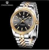 Resim Pagani Design Pd-1645 Datejust Yeni Mekanik Erkek Kol Saati Otomatik Retro Saatler Erkek Su Geçirmez Çelik Saat Rose Gold - Gümüş 