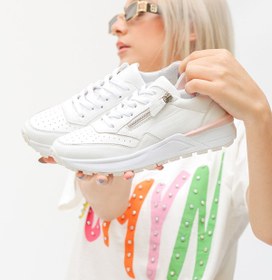 Resim ELİT SHOES Risniet Hakiki Deri Ortapedik Taban Özellikli Kadın Sneakers 