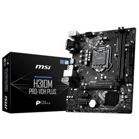 Resim Msı H310M Pro-Vdh Plus Intel H310M 1151 Ddr4 2666M Anakart 