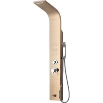 Resim Sam Aras Rose Gold Duş Paneli, Aras Dikey Duş Paneli ,Masajlı Duş Sistemi 