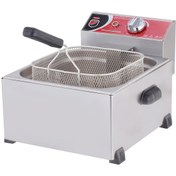 Resim Işıkgaz Silverinox Endüstriyel Tekli 8 Litre Elektrikli Fritöz 3200 WATT - ÇIKARTILABİLİR HAZNELİ - 8 LİTRE - TEKLİ - GARANTİLİ