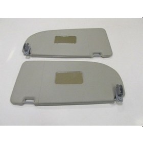 Resim 2004-2010 Volkswagen Caddy Güneşlik Gri Sağ-sol Set 2 Parça Adet Oem No:2k0857551g2f4 