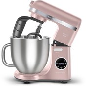 Resim Karaca Mastermaid Chef Ultra D2000W Dijital Ekranlı Hamur Yoğurma Makinesi Rosegold 7L 