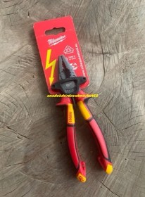 Resim Milwaukee 160mm Pense Cobalt Çelik Pense Kombine Pense 1000v 3fonksiyon 160mm 