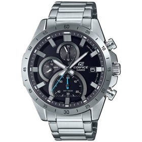 Resim Casio Efr-571d-1avudf Quartz Çelik Gri Siyah Kadran 10 Atm 47 Mm Erkek Kol Saati Gri 