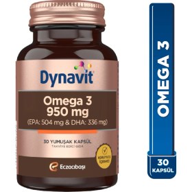 Resim Dynavit Kids Portakal Balık Yağı 150 ml & Omega 3 950 Mg 30 Yumuşak Kapsül - Aile Omega 3 Paketi 