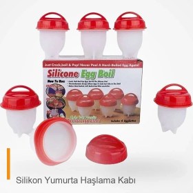 Resim Ttta Silikon Yumurta Haşlama Kabı 6lı Set - Mutfak & Düzen 