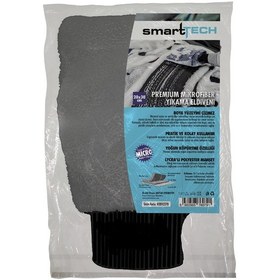 Resim Smart Tech Premium Mikrofiber Yıkama Eldiveni Gri 