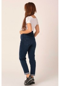 Resim Busa Hamile Regular Fit Kot Pantolon Lacivert-lacivert 