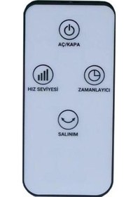 Resim Baleno SF 8 BAAC 8'' 3D Salınım Uzaktan Kumandalı Ayaklı Vantilatör 