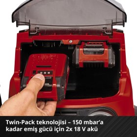 Resim Einhell TP-VC 36/30 S Auto - Solo, Akülü Islak/Kuru Süpürge (Akü ve şarj cihazı dahil değildir) - 2347143 