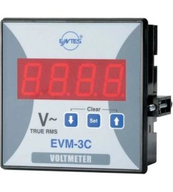 Resim M0025 Evm-3c-96 Alarm Kontaklı Voltmetre 